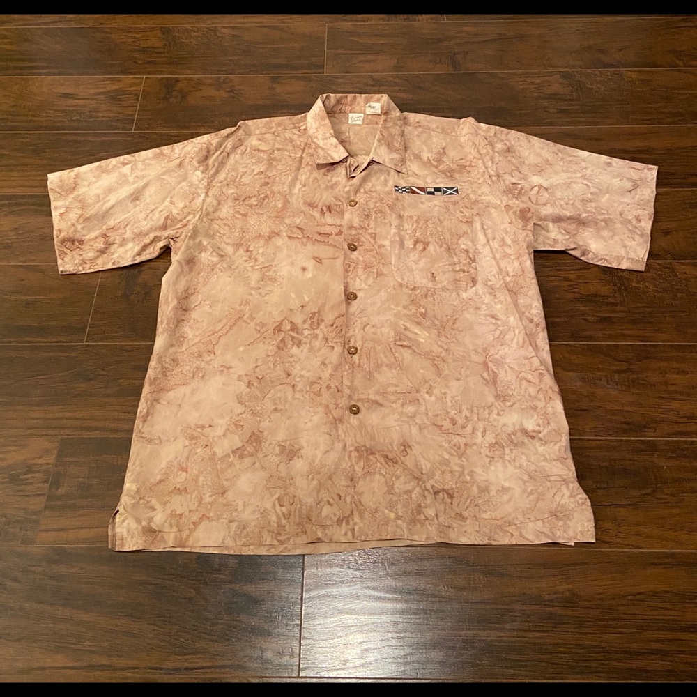 Men’s private stock button down shirt sz L